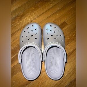 Iridescent crocs